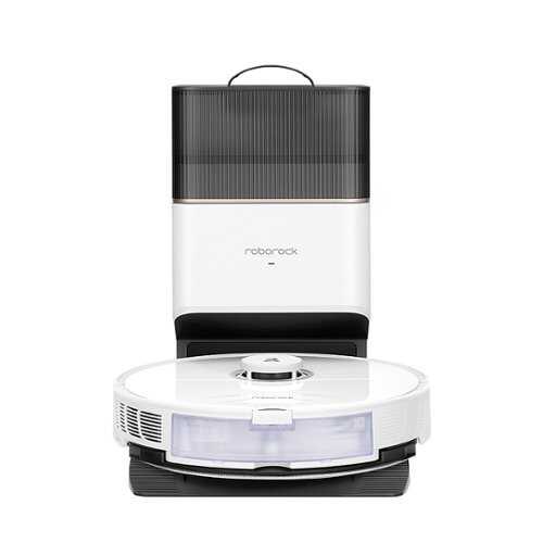 Rent to own Roborock - S8 Plus-WHT Wi-Fi Connected Robot Vacuum & Mop with Self-Empty Dock - White