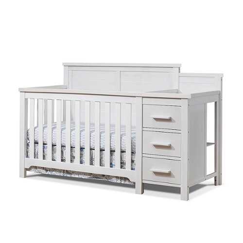 Rent to own Sorelle - Farmhouse Crib & Changer - Weathered White