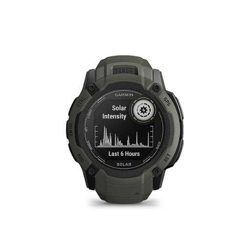 Garmin - Instinct 2X Solar Smartwatch 50 mm Fiber-reinforced Polymer - Green