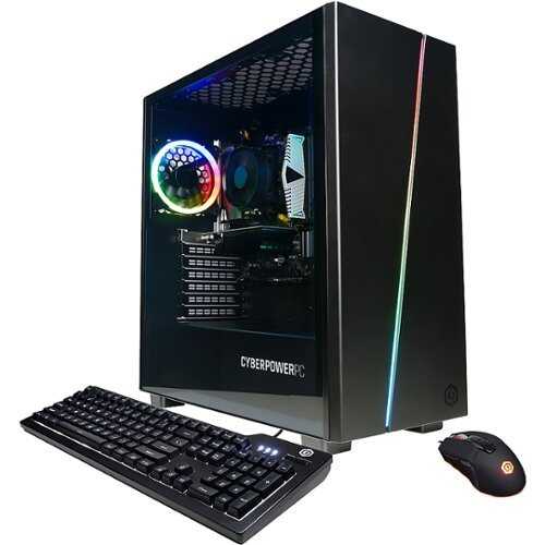 CyberPowerPC - Gamer Master Gaming Desktop - AMD Ryzen 7 7700 - 16GB Memory - NVIDIA GeForce RTX 4070 - 1TB SSD - Black