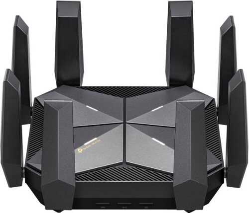 Rent to own TP-Link - Archer AXE300 AXE1600 Quad-Band Wi-Fi 6E Router - Black