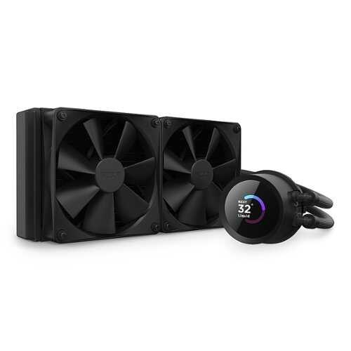 Rent to own NZXT - Kraken 240 - 120mm F Series Fans + AIO 240mm Radiator Liquid Cooling System with 1.54" LCD display - Black