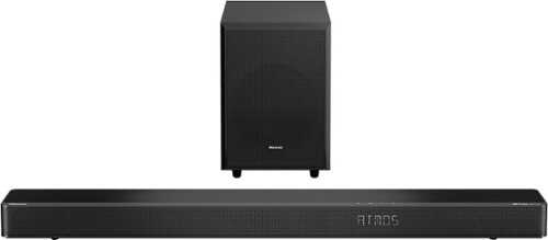 Rent To Own - Hisense - 3.1.2  Dolby  ATMOS Soundbar with Wireless Subwoofer - Black