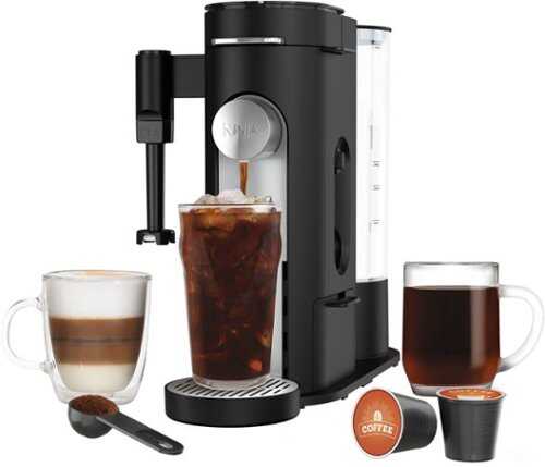 Rent to own Ninja - Pods & Grounds Specialty Single-Serve Coffee Maker, K-Cup Pod Compatible with Built-In Milk Frother - Black