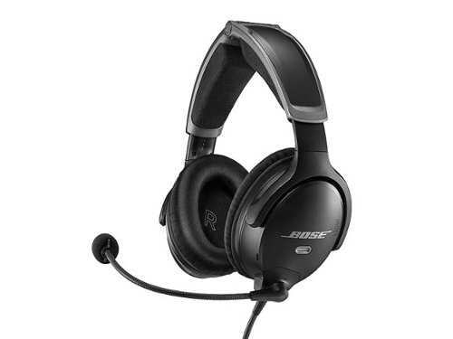 Rent to own Bose - A30 Noise Cancelling Over-the-Ear Aviation Headphones - Black