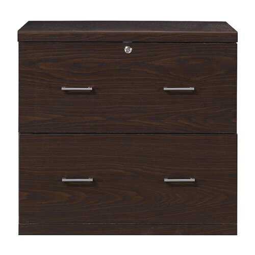 Rent to own OSP Home Furnishings - Alpine 2-Drawer Lateral File with Lockdowel™ Fastening System - Espresso