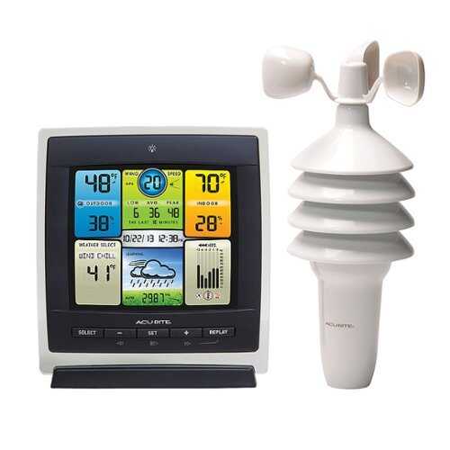 Rent to own AcuRite Notos Weather Station with Digital Color Display for Hyperlocal Forecasting