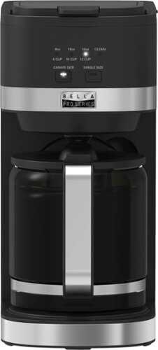 Rent to own Bella Pro Series - Single Serve & 12-Cup Coffee Maker Combo - Black