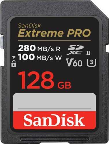 Rent to own SanDisk - Extreme Pro 128GB SDXC UHS-II V60 Memory Card