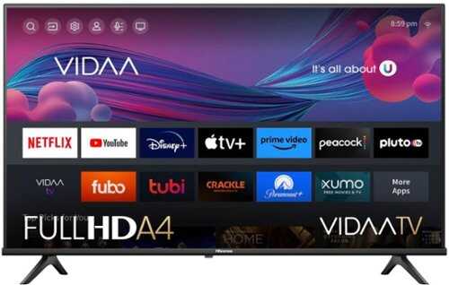 Rent To Own - Hisense - 43" Class A4 Series LED Full HD 1080P Smart Vidaa TV