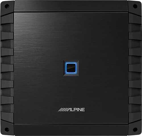 Rent to own Alpine - S-Series Class D Bridgeable Multichannel Amplifier with Variable Crossovers - Black