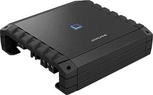 Rent to own Alpine - S-Series Class D Mono Amplifier with Variable Crossovers - Black