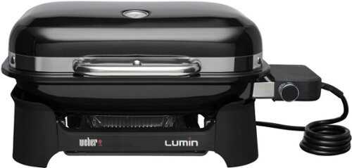 Rent To Own - Weber - Lumin Compact Electric Grill - Black