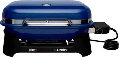 Rent To Own - Weber - Lumin Electric Grill - Deep Ocean Blue