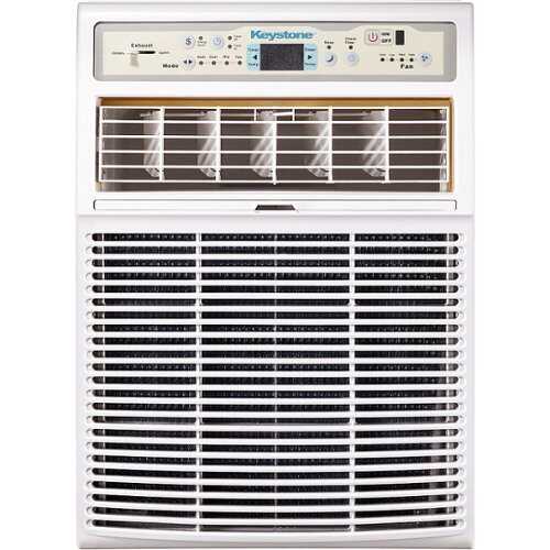 Rent to own Keystone - 350 Sq. Ft. 8,000 BTU Casement Window Air Conditioner - White