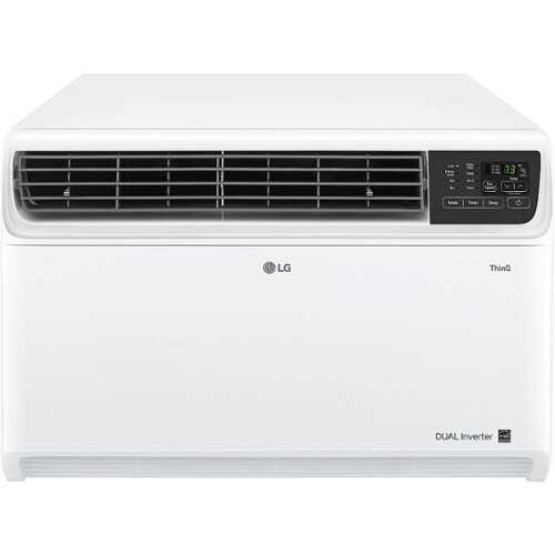 Rent to own LG - 1,000 Sq. Ft. 18,000 BTU Smart Window Air Conditioner - White