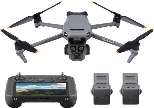 DJI - Mavic 3 Pro Fly More Combo Drone and Remote Control with Built-in Screen (DJI RC Pro) - Gray