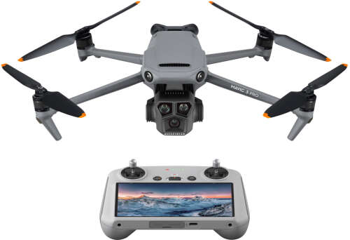 DJI - Mavic 3 Pro Drone and Remote Control with Built-in Screen (DJI RC) - Gray