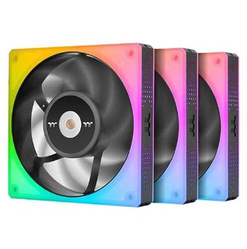 Rent to own Thermaltake - TOUGHFAN 12 RGB Case Cooling 120mm Fan Kit Luminous Fan Frame 3-Pack - Black