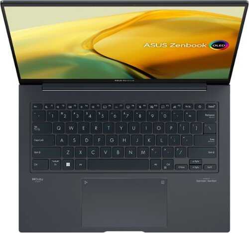 ASUS - Zenbook 14.5" 2.8K OLED Laptop - Intel Evo Platform - 13th Gen Core i7 Processor with 16GB Memory - 512GB SSD - Inkwell Gray