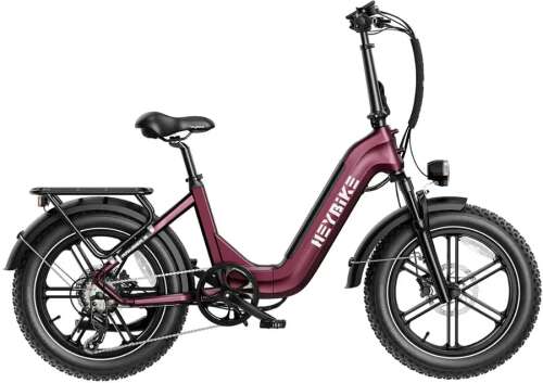 Rent to own Heybike - Heybike's Foldable Ranger S Ebike w/ 55mi Max Operating Range & 28 mph Max Speed -  for Any Terrain - Red