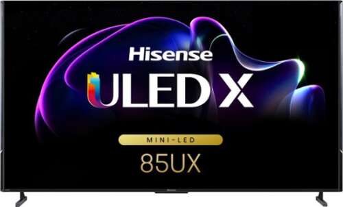 Rent to own Hisense 85-inch Class UX Series Mini-LED ULED 4K UHD Google TV