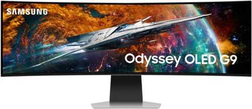Rent to own Samsung - Odyssey 49" OLED Curved G95SC Dual QHD Neo 240Hz 0.03ms FreeSync Premium Pro Smart Gaming Monitor with HDR400
