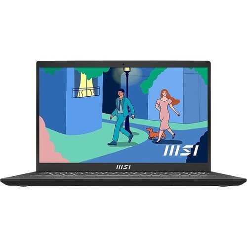 MSI - Modern 15 B12M 14" Laptop - Intel Core i3 with 8GB Memory - 512 GB SSD - Classic Black
