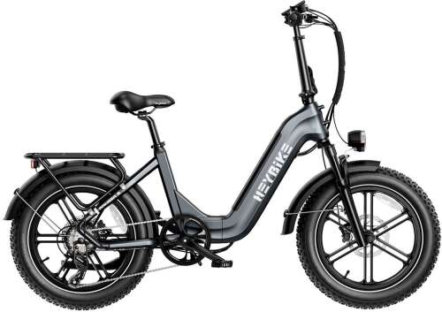 Rent to own Heybike - Heybike's Foldable Ranger S Ebike w/ 55mi Max Operating Range & 28 mph Max Speed -  for Any Terrain - Gray