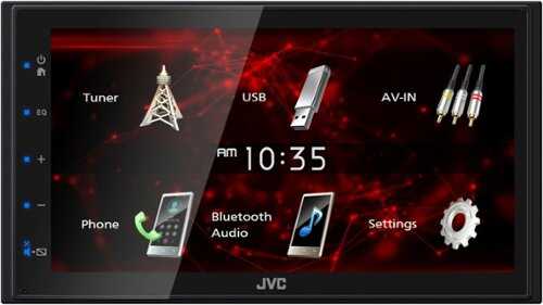 Rent to own JVC - 6.8"  Bluetooth Digital Media Receiver with rear camera input and parking guidelines