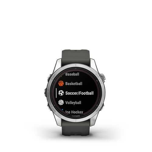 Rent to own Garmin - fenix 7S Pro Solar GPS Smartwatch 42 mm Fiber-reinforced polymer - Silver