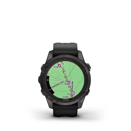 Rent to own Garmin - fenix 7S Pro Sapphire Solar GPS Smartwatch 42 mm Fiber-reinforced polymer - Carbon Gray DLC Titanium