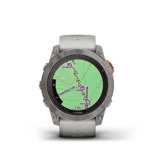 Rent to own Garmin - fenix 7X Pro Sapphire Solar GPS Smartwatch 51 mm Fiber-reinforced polymer - Titanium