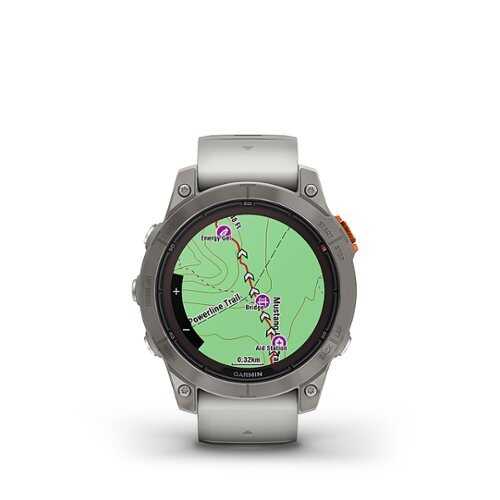 Rent to own Garmin - fenix 7 Pro Sapphire Solar GPS Smartwatch 47 mm Fiber-reinforced polymer - Titanium