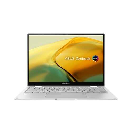 ASUS - Zenbook Flip 14" OLED Touch Laptop - EVO Intel 13 Gen Core i5 with 16GB Memory - 512GB SSD - Foggy Silver