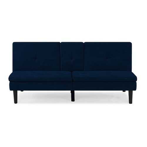 Rent to own Serta Parsons Convertible Sofa in - Navy