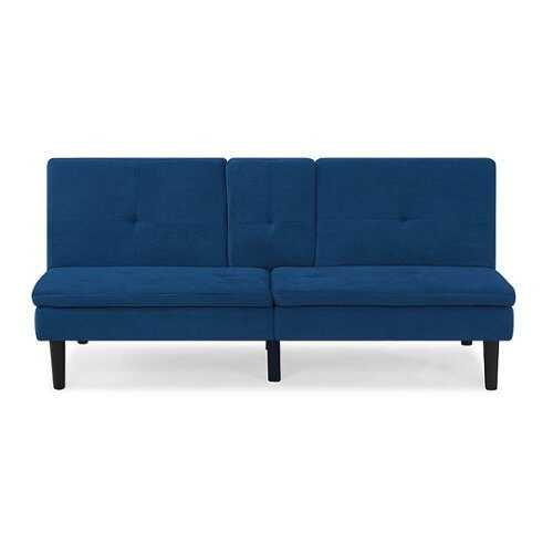 Rent to own Serta Parsons Convertible Sofa in - Blue
