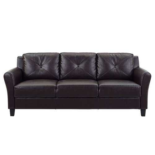Rent to own Lifestyle Solutions - Hartford Sofa in Fuax Leather - Java