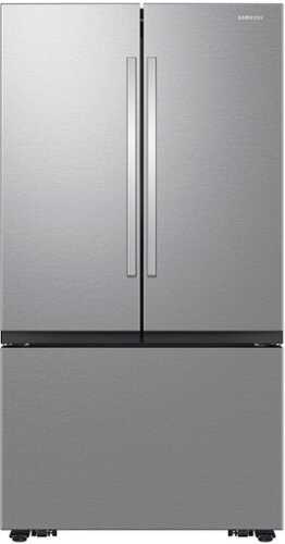 Rent to own Samsung - 26 cu. ft. Mega Capacity 3-Door French Door Counter Depth Refrigerator with Four Types of Ice - Stainless Steel