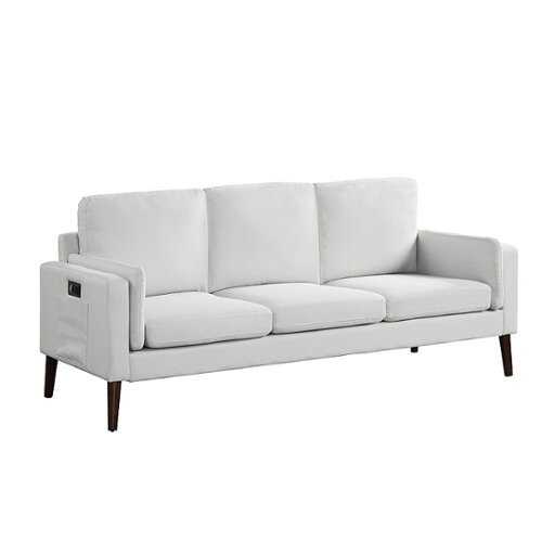Rent to own Lifestyle Solutions - NERD SOFA UPH GR20 LG W/PS (KU20-43) - Light Grey