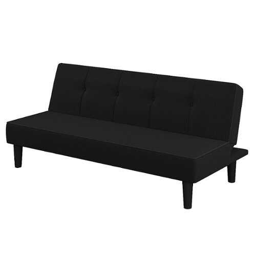 Rent to own Serta Lori 3-Seat Multi-function Upholstery Fabric Sofa - Black