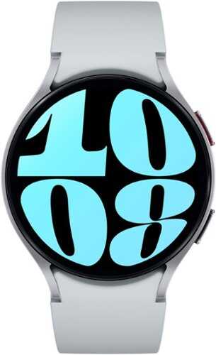 Rent to own Samsung - Galaxy Watch6 Aluminum Smartwatch 44mm BT - Silver