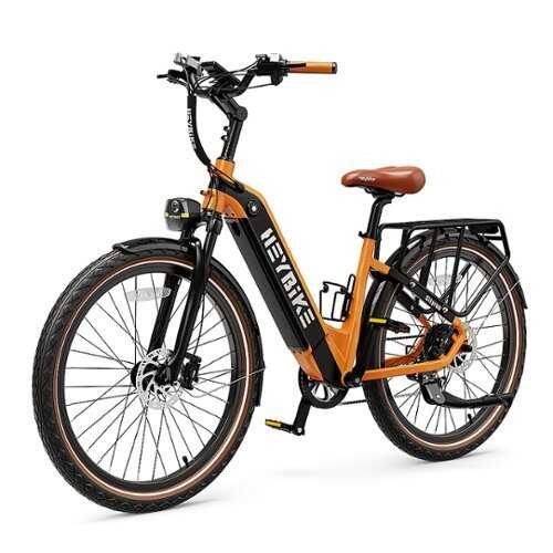 Rent to own Heybike - Cityrun Ebike w/ 55mi Max Operating Range & 25 mph Max Speed - Orange