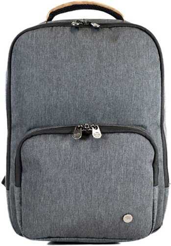 Rent to own PKG - Robson 12L Recycled Crossbody Bag for 14" Laptop - Dark Grey/Tan