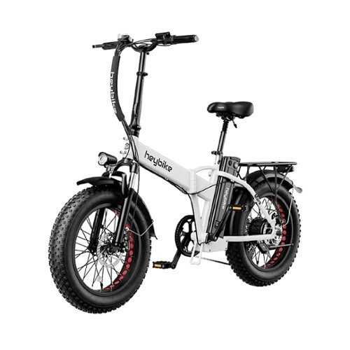 Rent to own Heybike - Mars Foldable Ebike w/ 48mi Max Operating Range & 20 mph Max Speed- for Any Terrain - White