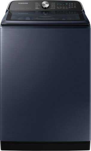 Rent to own Samsung - 5.4 cu. ft. Smart Top Load Washer with Pet Care Solution and Super Speed Wash - Brushed Navy