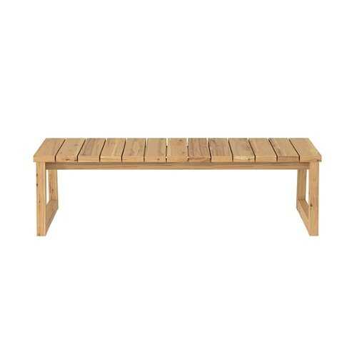 Rent to own Walker Edison - Modern Solid Wood Outdoor Coffee Table ...