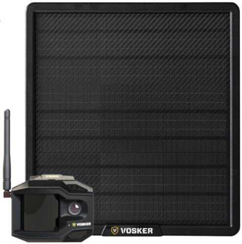 Rent to own Vosker - V300 Ultimate Single Outdoor Wireless 1080 Full HD Security Camera with External Solar Panel