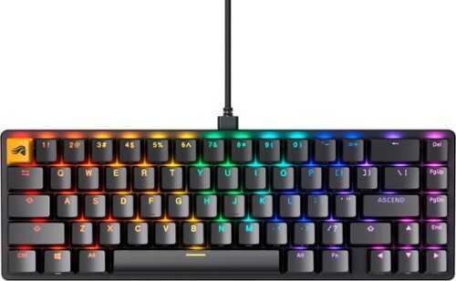 Rent to own Glorious - GMMK 2 65% Compact Prebuilt Hotswap Mechanical Gaming Keyboard - Black