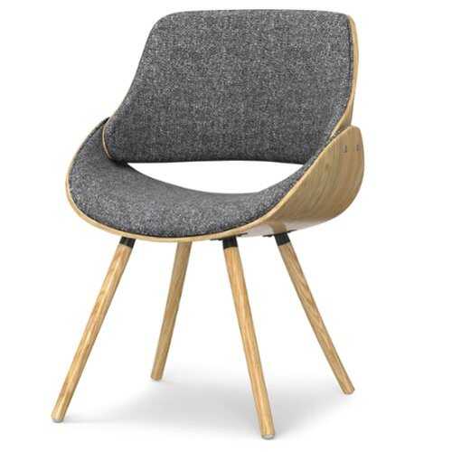 Rent to own Simpli Home - Malden Bentwood Dining Chair with Wood Back - Grey